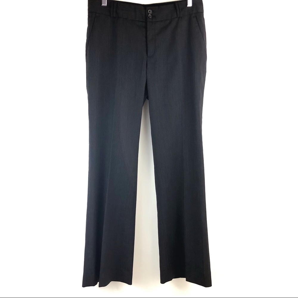 Banana Republic Black Pinstripe Dress Pants